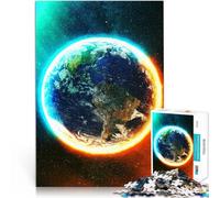 Puzzle da 1000 pezzi per adolescenti Terra nella magia Difficile da completare ma divertente e umoristico Regali di Babbo Natale segreto 52x38cm