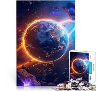 Puzzle da 1000 pezzi per adolescenti Terra sotto attacco Difficile da completare ma divertente e umoristico Decorazione d'arte per la casa 38x26cm