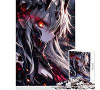 Puzzle da 1000 pezzi per adolescenti Teschio Morte Anime Girl Giocattoli antistress Regalo di compleanno Giochi divertenti Collezione di artisti Belle arti Dimensioni 50x75cm