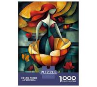 Puzzle Da 1000 Pezzi Per Adolescenti The Birth of Venus - Cubist Minimalist Vision - Vibrant Masterpiece Inspired by Sandro Botticelli Puzzle Per Adolescenti, Rompicapo, Gioco Di Modelli, Assemblaggio