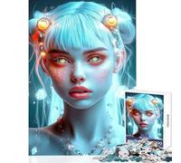 Puzzle da 1000 pezzi per adolescenti The Celestial Starlight Princess giocattoli antistress idee regalo giochi educativi con poster abbinato e foglio di quiz dimensioni 38x26cm