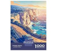 Puzzle Da 1000 Pezzi Per Adolescenti The Coastal Drive Puzzle Per Adolescenti Giocattoli Antistress Regalo Di Compleanno, Natale 70x50cm/1000pcs