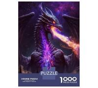 Puzzle Da 1000 Pezzi Per Adolescenti The Cosmic Dragon King Puzzle Per Adulti Antistress Giocattoli Decorazione Da Parete Regali Di Compleanno E Unici 38x26cm/1000pcs
