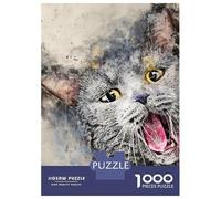 Puzzle Da 1000 Pezzi Per Adolescenti The Crooked Cat Puzzle Per Adulti Gioco Pratico Regali Per Donne Regali Per Amici E Familiari 38x26cm/1000pcs