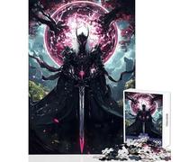 Puzzle da 1000 pezzi per adolescenti The Dark Samurai Lord giocattolo educativo regalo per compleanni gioco impossibile difficile e impegnativo dimensioni 50x75cm
