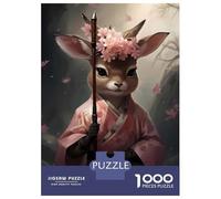 Puzzle Da 1000 Pezzi Per Adolescenti The Deers Tale A Samourai Puzzle Per Adulti Gioco Rompicapo Analisi E Logica Divertimento Attività A Casa, 52x38cm/1000pcs