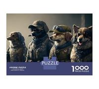 Puzzle Da 1000 Pezzi Per Adolescenti The Dog Squad Puzzle Per Adolescenti Gioco Pratico Migliora La Memoria Regali Per Amici E Familiari 52x38cm/1000pcs