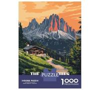 Puzzle Da 1000 Pezzi Per Adolescenti The Dolomites Alta Via 1, Italy Puzzle Gioco Rompicapo Ma Divertente E Umoristico Regali Unici Per Compleanno E Natale 38x26cm/1000pcs