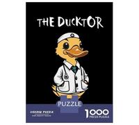 Puzzle Da 1000 Pezzi Per Adolescenti The Ducktor Duck Goose Puzzle Per Adulti Gioco Pratico Decorazione Murale Regali Per Amici E Familiari 70x50cm/1000pcs
