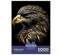 Puzzle Da 1000 Pezzi Per Adolescenti The Gold Black Eagle Puzzle Per Adolescenti Giochi Rilassanti Decorazione Perfetta Gioco Stimolante Regali 52x38cm/1000pcs