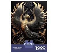 Puzzle Da 1000 Pezzi Per Adolescenti The Golden Phoenix Puzzle Per Adolescenti Gioco Pratico Migliora La Memoria Compleanno E Altri Regali 70x50cm/1000pcs
