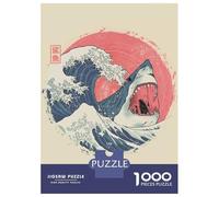 Puzzle Da 1000 Pezzi Per Adolescenti The Great Shark Puzzle Per Adulti Gioco Pratico Sfida Difficile Sfida Educativa 70x50cm/1000pcs