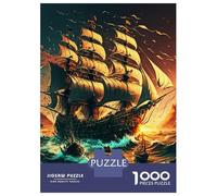 Puzzle Da 1000 Pezzi Per Adolescenti The Legend Pirates Puzzle Per Adolescenti Giocattoli Fai Da Te Corsa Di Velocità Manuale Regali Unici Per Compleanno E Natale 70x50cm/1000pcs
