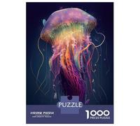 Puzzle Da 1000 Pezzi Per Adolescenti The Mysterious Jellyfish 2 Puzzle Per Adolescenti Giochi Per Famiglie Sfida Difficile Regali Di Compleanno E Unici 52x38cm/1000pcs