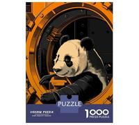Puzzle Da 1000 Pezzi Per Adolescenti The Panda Escape Puzzle Per Adulti Gioco Rompicapo Un'opera D'arte Ottimo Regalo Per I Giocatori 38x26cm/1000pcs