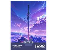 Puzzle Da 1000 Pezzi Per Adolescenti The Purple Shock Blade Puzzle Per Adulti Gioco Rompicapo Analisi E Logica Aiuta Ad Allenare Il Cervello 52x38cm/1000pcs