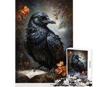 Puzzle da 1000 pezzi per adolescenti "The Raven Scholar" - Gioco rilassante da 1000 pezzi - Ottimo regalo per gli amanti dei giochi - Sfida impegnativa (38x26cm)