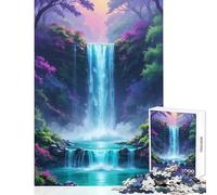 Puzzle da 1000 pezzi per adolescenti The Secret Waterfall Oasis decorazione per la casa giocattoli ottimo regalo per giochi educativi migliora l'amore tra coppie dimensioni 38x52cm