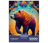 Puzzle Da 1000 Pezzi Per Adolescenti The Slow And Mighty Bear Puzzle Per Adulti Giochi Per Famiglie Un'opera D'arte Regali Unici Per Compleanno E Natale 52x38cm/1000pcs