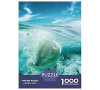 Puzzle Da 1000 Pezzi Per Adolescenti The Swimming Polar Bear Puzzle Per Adolescenti Giocattoli Antistress Regalo Di Compleanno, Natale 52x38cm/1000pcs