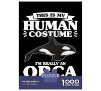 Puzzle Da 1000 Pezzi Per Adolescenti This Is My Human Costume Puzzle Per Adolescenti Giochi Per Famiglie Sfida Difficile Regali Di Compleanno E Unici 38x26cm/1000pcs