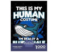 Puzzle Da 1000 Pezzi Per Adolescenti This Is My Human Costume Puzzle Per Adulti Giochi Per Famiglie Decorazione Perfetta Regali Unici Per Compleanno E Natale 38x26cm/1000pcs
