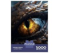 Puzzle Da 1000 Pezzi Per Adolescenti Thunder Dragons Topaz Eye Puzzle Gioco Pratico Difficile Regali Per Amici E Familiari 38x26cm/1000pcs