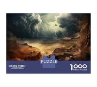 Puzzle Da 1000 Pezzi Per Adolescenti Thunderstorm Canyon Adventure Puzzle Per Adulti Gioco Pratico Vacanza A Casa Passa Il Tempo Aiuta Ad Allenare Il Cervello 38x26cm/1000pcs