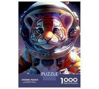 Puzzle Da 1000 Pezzi Per Adolescenti Tiger Astronaut Puzzle Per Adulti Giocattoli Fai Da Te Decorazione Per La Casa Offerta Come Regalo Per Tutta La Famiglia 70x50cm/1000pcs