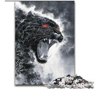 Puzzle da 1000 pezzi per adolescenti Tigre bianca e nera, giocattoli da gioco, ogni pezzo è unico - Gioco divertente e stimolante per tutta la famiglia, adatto a bambini dai 14 anni dimensioni 50x75cm