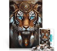 Puzzle da 1000 pezzi per adolescenti Tigre favolosa Giocattoli educativi per l'apprendimento Giochi per famiglie Migliorare la memoria 50x70cm