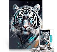 Puzzle da 1000 pezzi per adolescenti Tigre Giocattoli che creano dipendenza e sfidano l'intelligenza del cervello grande regalo 52x38cm