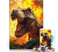 Puzzle da 1000 pezzi per adolescenti Tirannosauro Rex per il giocattolo di sfida del gioco educativo perché è ideale come regalo per tutta la famiglia 38x26cm