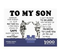 Puzzle Da 1000 Pezzi Per Adolescenti To My Son Military Tribute Puzzle Per Adulti Gioco Rompicapo Analisi E Logica Regalo Di Compleanno, Regali, 52x38cm/1000pcs