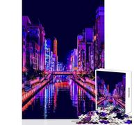 Puzzle da 1000 pezzi per adolescenti Tokyo Giappone Gioco pratico taglio di precisione antistress per rafforzare l'amore tra le coppie (26x38cm)