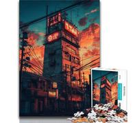 Puzzle da 1000 pezzi per adolescenti Tokyo Giappone Puzzle per adolescenti regalo di compleanno regali arte murale per età 14 anni in su 75x50cm