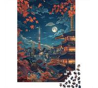 Puzzle Da 1000 Pezzi Per Adolescenti Tokyo Tower Night View-2 Puzzle Antistress Giocattoli Regalo Per Donne È Ideale Come Regalo 70x50cm/1000pcs