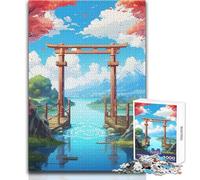 Puzzle da 1000 pezzi per adolescenti Torii della pace Giochi educativi Giocattoli antistress con taglio di precisione Dimensioni 50x75cm