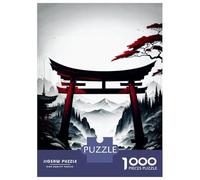 Puzzle Da 1000 Pezzi Per Adolescenti Torii Gate Japanese Art Puzzle Gioco Pratico Difficile Regali Per Amici E Familiari 70x50cm/1000pcs