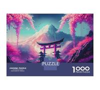 Puzzle Da 1000 Pezzi Per Adolescenti Torii Gate to Mountains Puzzle Per Adulti Gioco Rompicapo Antistress Per Compleanno, Natale 38x26cm/1000pcs