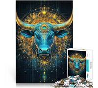 Puzzle da 1000 pezzi per adolescenti Toro Aiuta il cervello ad allenare i giocattoli che creano dipendenza per coltivare la pazienza Regalo di opere d'arte 50x70cm