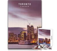 Puzzle da 1000 pezzi per adolescenti Toronto Gioco educativo per famiglie Analisi e logica Ottimo regalo Dimensioni 50x75cm