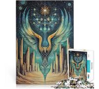Puzzle da 1000 pezzi per adolescenti Totem della fenice per il giocattolo di sfida del gioco educativo Regalo di compleanno, regali 26x38cm