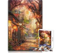 Puzzle da 1000 pezzi per adolescenti tra gli alberi, rompicapo per famiglie, analisi e logica, giocattolo da parete, dimensioni 38x26cm