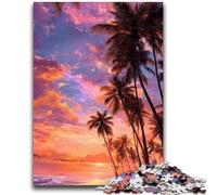 Puzzle da 1000 pezzi per adolescenti Tramonto sul mare per ragazzi dai 14 anni in su Sfida educativa Attività divertenti a casa, regali di compleanno, regali di viaggio 38x26cm