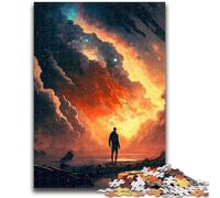 Puzzle da 1000 pezzi per adolescenti, tramonto surreale e sognante, gioco stimolante e decorazione da parete per famiglie, regali unici per compleanno e Natale, 50x75cm