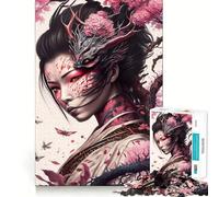 Puzzle da 1000 pezzi per adolescenti, trasformabile, con geisha e drago, dal taglio fine, ideale per allenare la concentrazione, divertente gioco per i momenti di relax, regalo di Natale (38x52cm)