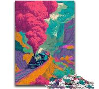 Puzzle da 1000 pezzi per adolescenti Treno dello smog per ragazzi dai 14 anni in su Sfida educativa Attività divertenti a casa, regali di compleanno, regali di viaggio 50x75cm