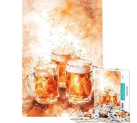 Puzzle da 1000 pezzi per adolescenti Triple Beer Bonanza Giocattoli Giochi educativi Gioco impossibile Sfida difficile Regalo di compleanno (Dimensioni 38x52cm)