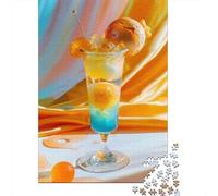 Puzzle Da 1000 Pezzi Per Adolescenti Tropical Fruit Sorbet Cocktail Puzzle Per Adulti Gioco Per Famiglie Un'opera D'arte Regali Unici Per Compleanni E Occasioni Speciali 52x38cm/1000pcs